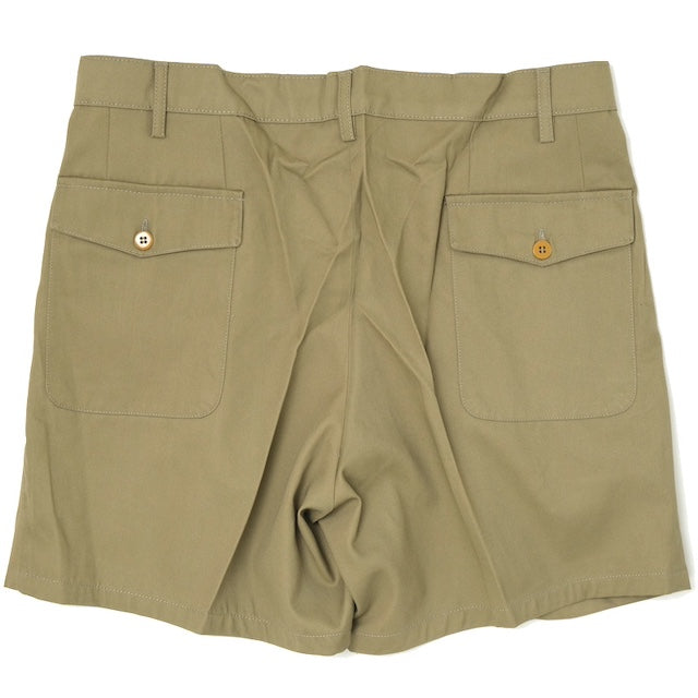 アパルトモン Chino Short Pants ロウタス チノショートパンツ ワールドサープラス イタリア軍実物 チノ ショートパンツ [KHAKI
