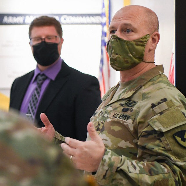 US (U.S. Military Surplus) FACE COVER TYPE2 MIL-DTL-117H Face Mask Cover [OCP CAMO] [Letter Pack Plus Compatible] [Letter Pack Light Compatible]