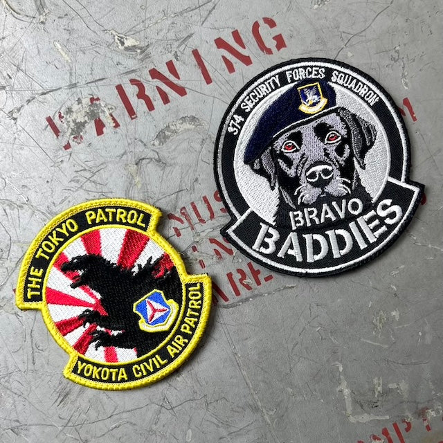 Military Patch（ミリタリーパッチ）THE TOKYO PATROL YOKOTA CIVIL AIR PATROL パッチ [フック付き]【レターパックプラス対応】【レターパックライト対応】