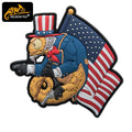 Helikon-Tex CHAMELEON RUBBER PATCH [Chameleon Stars and Stripes] [With hook] [Letter Pack Plus compatible] [Letter Pack Light compatible]
