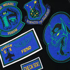 Military Patch（ミリタリーパッチ）36th FIGHTER SQUADRON 5枚 [フック付き]＆パッチブックSET