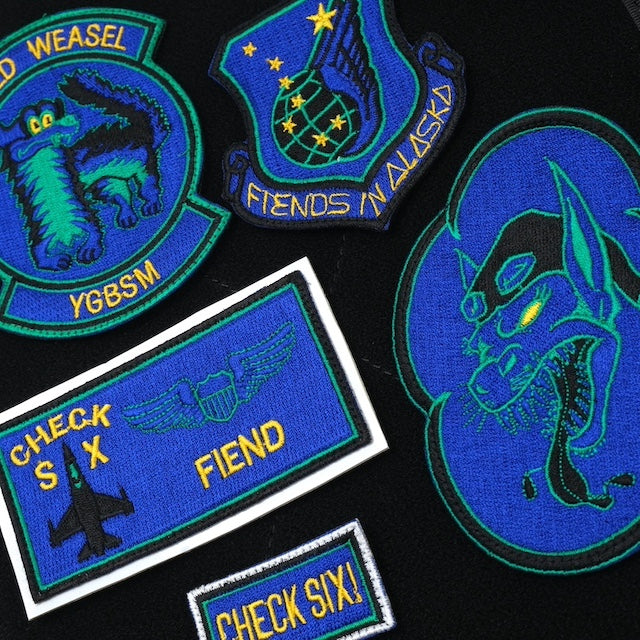 Military Patch（ミリタリーパッチ）36th FIGHTER SQUADRON 5枚 [フック付き]＆パッチブックSET