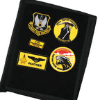 Military Patch（ミリタリーパッチ）493rd FIGHTER SQUADRON 5枚[フック付き] & パッチブックSET