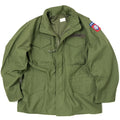 SESSLER M-65 Field Jacket OD Field Jacket [Early Model, No Epaulettes] [82nd Airborne Division Patch Included]