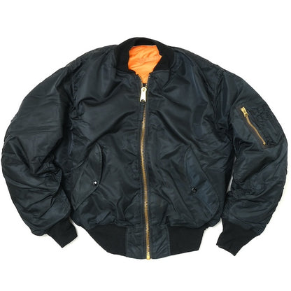 ALPHA（アルファ）CONCORD "By ALPHA INDUSTRIES" MA-1 Flight Jacket [レギュラーモデル][BLACK][Made In USA][90s DEADSTOCK]