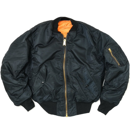 ALPHA（アルファ）CONCORD "By ALPHA INDUSTRIES" MA-1 Flight Jacket [レギュラーモデル][BLACK][Made In USA][90s DEADSTOCK]