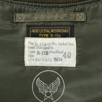 BUZZ RICKSON'S（バズリクソン）Type B-15B(MOD.) “B.RICKSON MFG.CO.”  フライトジャケット オリーブ [BR15568]