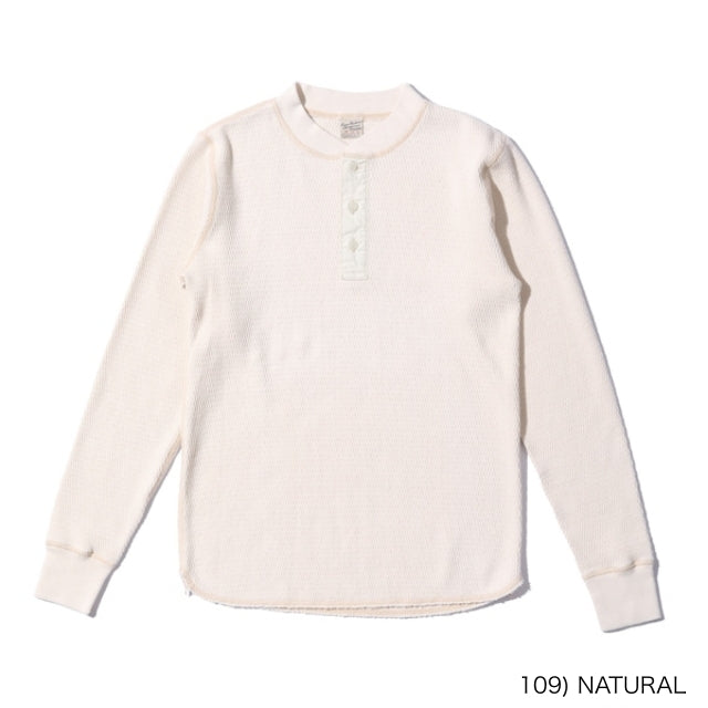 BUZZ RICKSON'S （バズリクソン）THERMAL HENLEY NECK T-SHIRTS サーマル ヘンリーネック ロングスリーブ シャツ [BR68130]