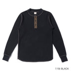 BUZZ RICKSON'S （バズリクソン）THERMAL HENLEY NECK T-SHIRTS サーマル ヘンリーネック ロングスリーブ シャツ [BR68130]