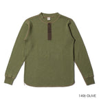 BUZZ RICKSON'S （バズリクソン）THERMAL HENLEY NECK T-SHIRTS サーマル ヘンリーネック ロングスリーブ シャツ [BR68130]