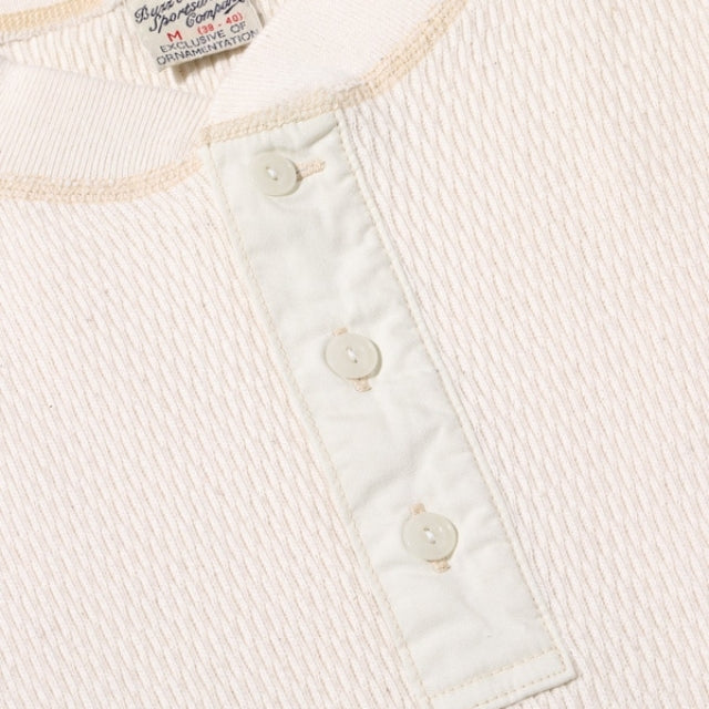 BUZZ RICKSON'S （バズリクソン）THERMAL HENLEY NECK T-SHIRTS サーマル ヘンリーネック ロングスリーブ シャツ [BR68130]