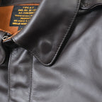 MORGAN MEMPHIS BELLE Type A-2 Classic Leather Flight Jacket [No AF mark] [With stand collar] [Horse leather] [Dark brown] [Nakada Shoten]
