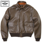 MORGAN MEMPHIS BELLE Type A-2 Classic Leather Flight Jacket [No AF mark] [With stand collar] [Cowhide] [Light brown] [Nakada Shoten]