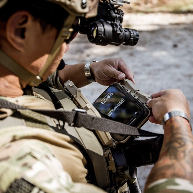 THYRM DarkVault 2.0 Critical Gear Case Comms - Large Mobile Device Case [Multicam/FDE] [Letter Pack Plus Compatible]