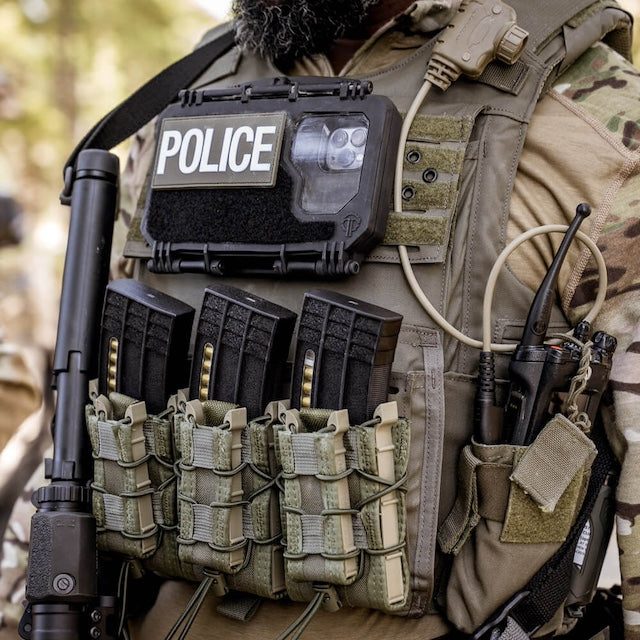 THYRM DarkVault 2.0 Critical Gear Case Comms - Large Mobile Device Case [Multicam/FDE] [Letter Pack Plus Compatible]