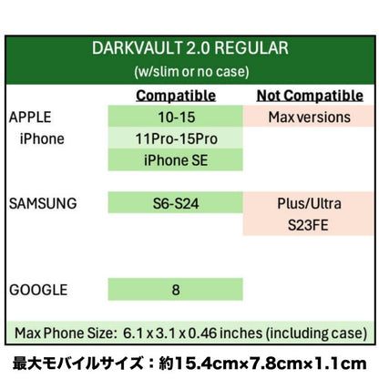 THYRM（サイリム）DarkVault 2.0 Critical Gear Case Comms - Regular モバイル機器ケース [Multicam/FDE]【レターパックプラス対応】