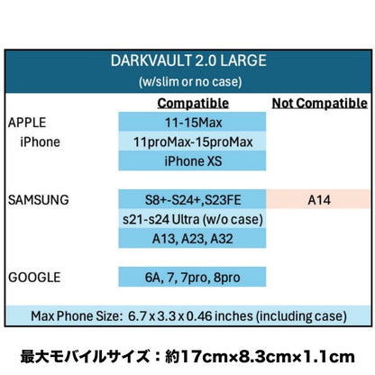 THYRM（サイリム）DarkVault 2.0 Critical Gear Case Comms - Large モバイル機器ケース [3色]【レターパックプラス対応】