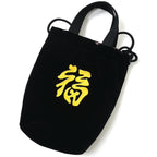 HOUSTON VELVETEEN EFFECT BAG Embroidered Velvet Effects Bag [MAP] [Letter Pack Plus compatible]