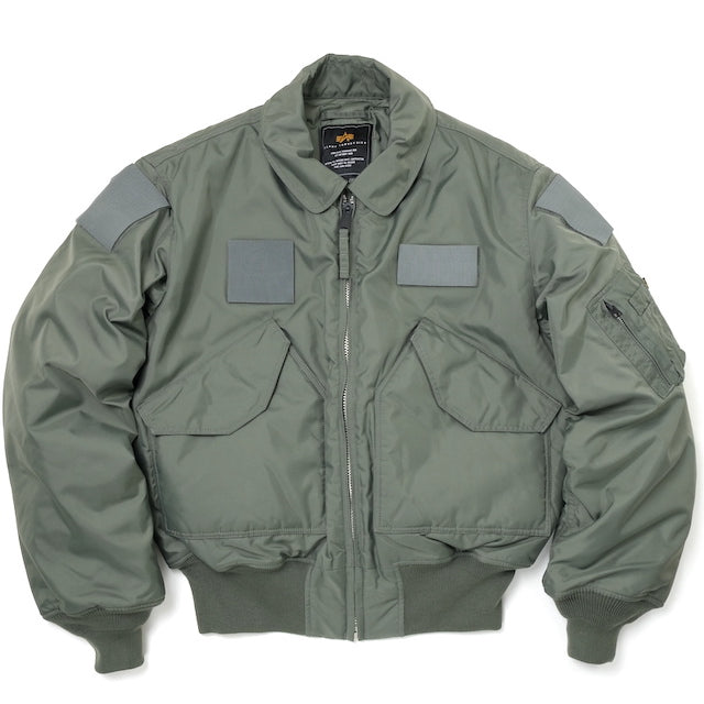 ALPHA INDUSTRIES（アルファ インダストリーズ）CWU-45/P NOMEX Style Sage [ベルクロ4箇所付]