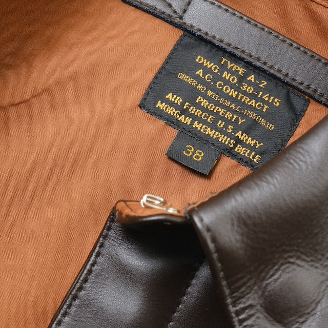 MORGAN MEMPHIS BELLE Type A-2 Classic Leather Flight Jacket [AF