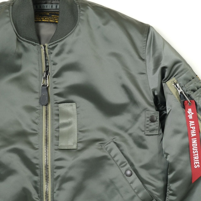 米国製 ALPHA アルファ MA-1 フライトジャケット M 70s 初期 70s MA-1