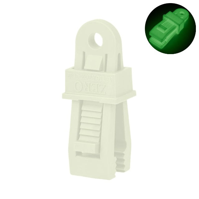 ZERO Alligator Clip [Glow] [AL-082-GLOW] [Multipurpose Clip] [Also for Sheets and Tarps] [Glove Clip] [Letter Pack Plus Compatible] [Letter Pack Light Compatible]