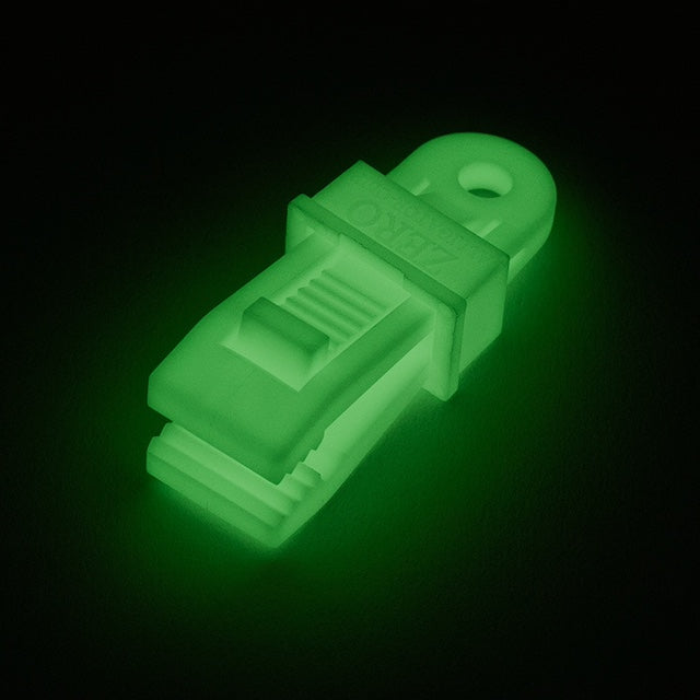 ZERO Alligator Clip [Glow] [AL-082-GLOW] [Multipurpose Clip] [Also for Sheets and Tarps] [Glove Clip] [Letter Pack Plus Compatible] [Letter Pack Light Compatible]