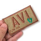 Military Patch（ミリタリーパッチ）ジョリーグリーン AVI C/N OG [OCP]【レターパックプラス対応】【レターパックライト対応】