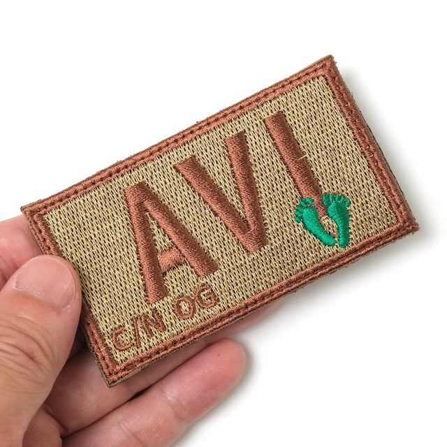 Military Patch（ミリタリーパッチ）ジョリーグリーン AVI C/N OG [OCP]【レターパックプラス対応】【レターパックライト対応】