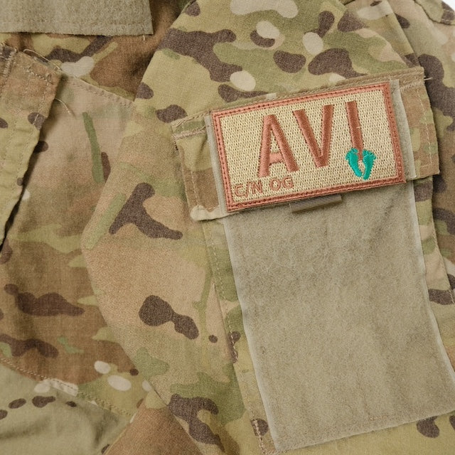 Military Patch（ミリタリーパッチ）ジョリーグリーン AVI C/N OG [OCP]【レターパックプラス対応】【レターパックライト対応】