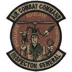 Military Patch（ミリタリーパッチ）AIR COMBAT COMMAND INSPECTOR GENERAL [OCP]【レターパックプラス対応】【レターパックライト対応】
