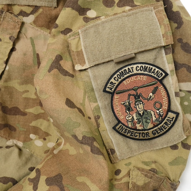 Military Patch（ミリタリーパッチ）AIR COMBAT COMMAND INSPECTOR GENERAL [OCP]【レターパックプラス対応】【レターパックライト対応】