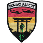 Military Patch（ミリタリーパッチ）ジョリーグリーン COMBAT RESCUE 鳥居【レターパックプラス対応】【レターパックライト対応】