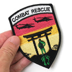 Military Patch（ミリタリーパッチ）ジョリーグリーン COMBAT RESCUE 鳥居【レターパックプラス対応】【レターパックライト対応】