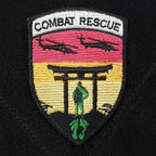 Military Patch（ミリタリーパッチ）ジョリーグリーン COMBAT RESCUE 鳥居【レターパックプラス対応】【レターパックライト対応】