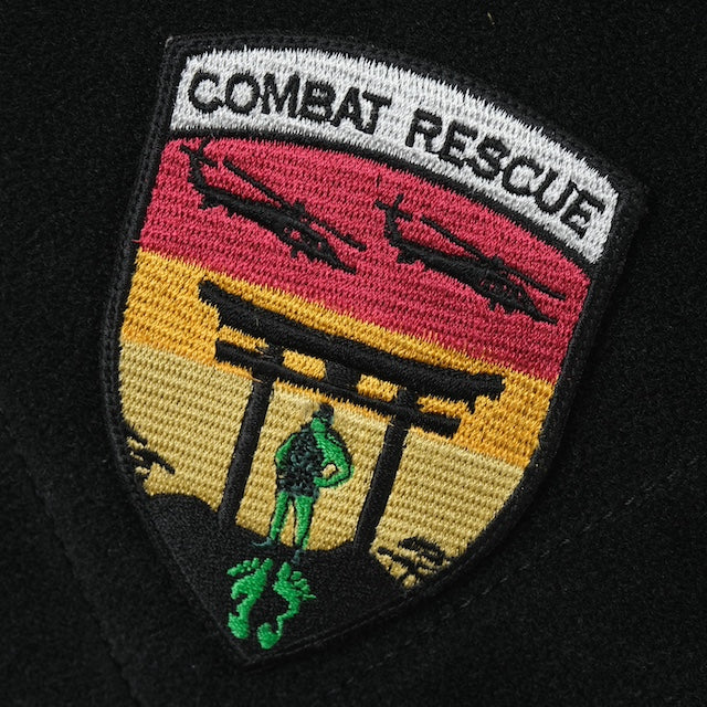 Military Patch（ミリタリーパッチ）ジョリーグリーン COMBAT RESCUE 鳥居【レターパックプラス対応】【レターパックライト対応】