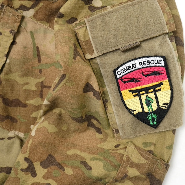 Military Patch（ミリタリーパッチ）ジョリーグリーン COMBAT RESCUE 鳥居【レターパックプラス対応】【レターパックライト対応】