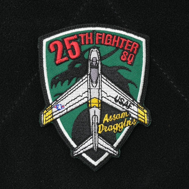Military Patch（ミリタリーパッチ）25TH FIGHTER SQ シールド型【レターパックプラス対応】【レターパックライト対応】