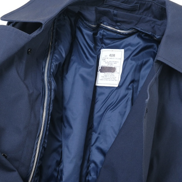 US (US military release product) USAF All Weather Men's Coat NAVY [unused]