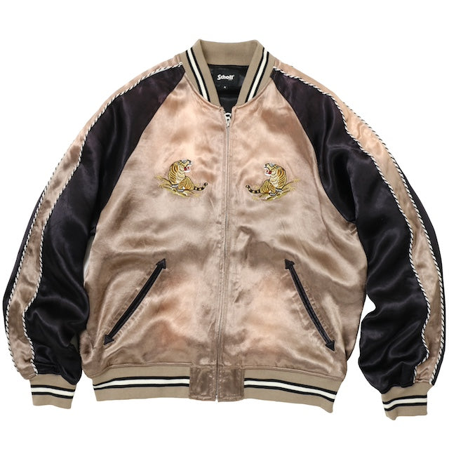 Schott（ショット）RAYON SUKA ASING JACKET レーヨン スカ エイジングジャケット [ベージュ][782-5152008]