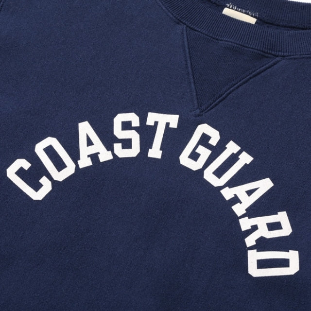 BUZZ RICKSON'S HORIZONTAL KNITTING SWEAT SHIRTS "COAST GUARD" [BR68913][NAVY]