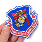 Military Patch（ミリタリーパッチ）USMC ミリタリーパッチ "MARINE CORPS BASES JAPAN" [フック付き]【レターパックプラス対応】【レターパックライト対応】