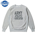 BUZZ RICKSON'S HORIZONTAL KNITTING SWEAT SHIRTS "ARMY ATHLETIC ASSOCIATION" [BR69431][H.GRAY]