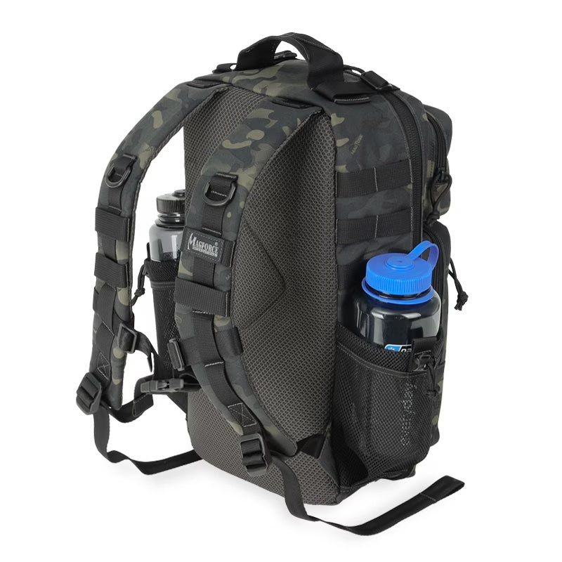 MAGFORCE Mid-Tech Sniper Backpack 500D [MF-A0562] [Black Camo] [Black PVC]