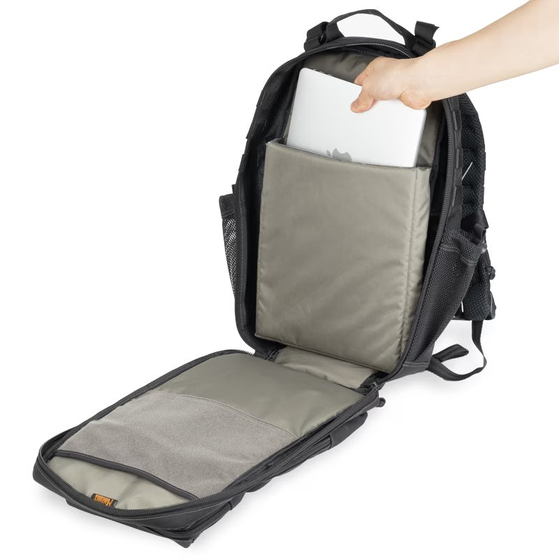 MAGFORCE Mid-Tech Sniper Backpack 500D [MF-A0562] [Black Camo] [Black PVC]