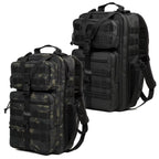 MAGFORCE Mid-Tech Sniper Backpack 500D [MF-A0562] [Black Camo] [Black PVC]