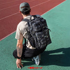 MAGFORCE Mid-Tech Sniper Backpack 500D [MF-A0562] [Black Camo] [Black PVC]