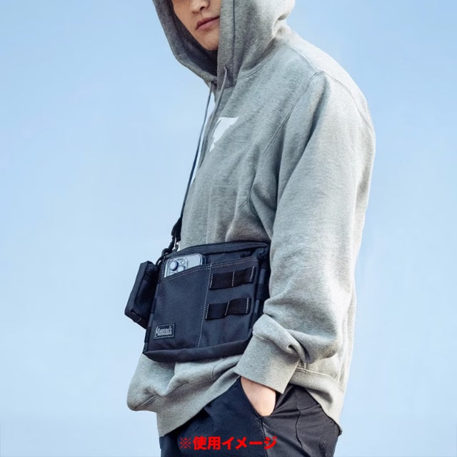 MAGFORCE Cube Crossbody Bag [MF-A0345][Black Camo][Black PVC][Cube Crossbody Bag]