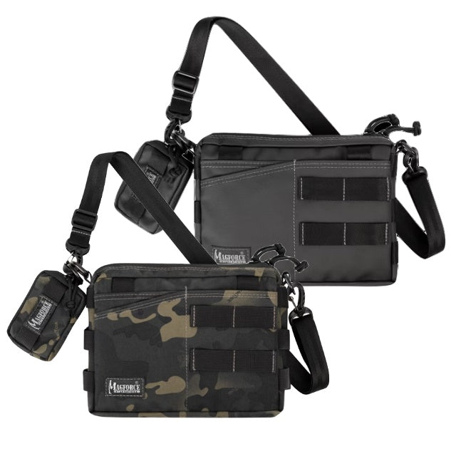 MAGFORCE Cube Crossbody Bag [MF-A0345][Black Camo][Black PVC][Cube Crossbody Bag]