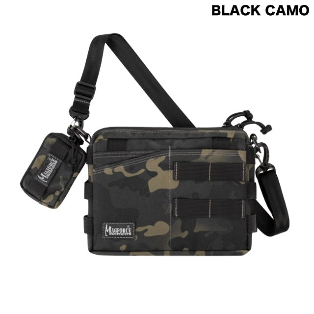 MAGFORCE Cube Crossbody Bag [MF-A0345][Black Camo][Black PVC][Cube Crossbody Bag]